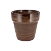 Ebbi Moss Brown Pot Glaze 25x25cm Nm