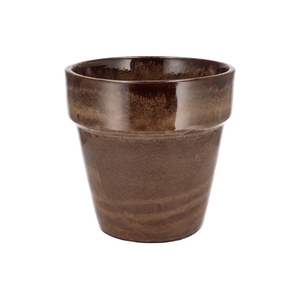 Ebbi Moss Brown Pot Glaze 25x25cm