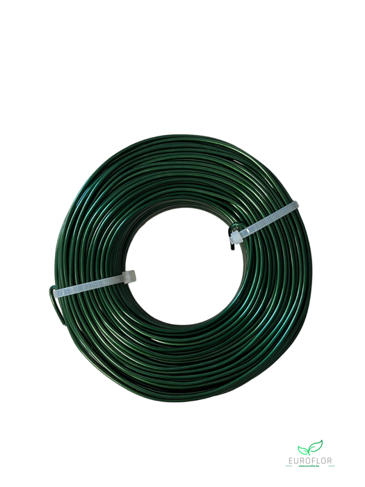 ALUMINIUM WIRE 2MM OLIJFGROEN 60M 500GR