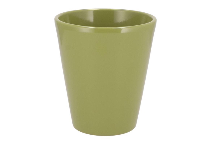 <h4>Ceramic Amazone Green Pot Orchid 15cm Nm</h4>