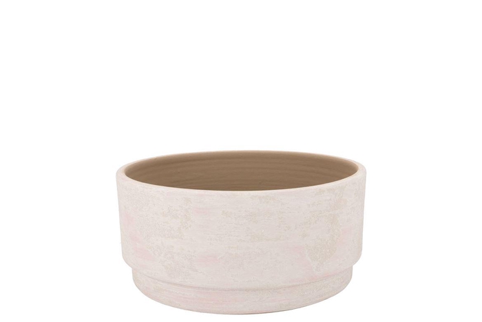 <h4>Romy Ecru Bowl Round 24x13cm</h4>