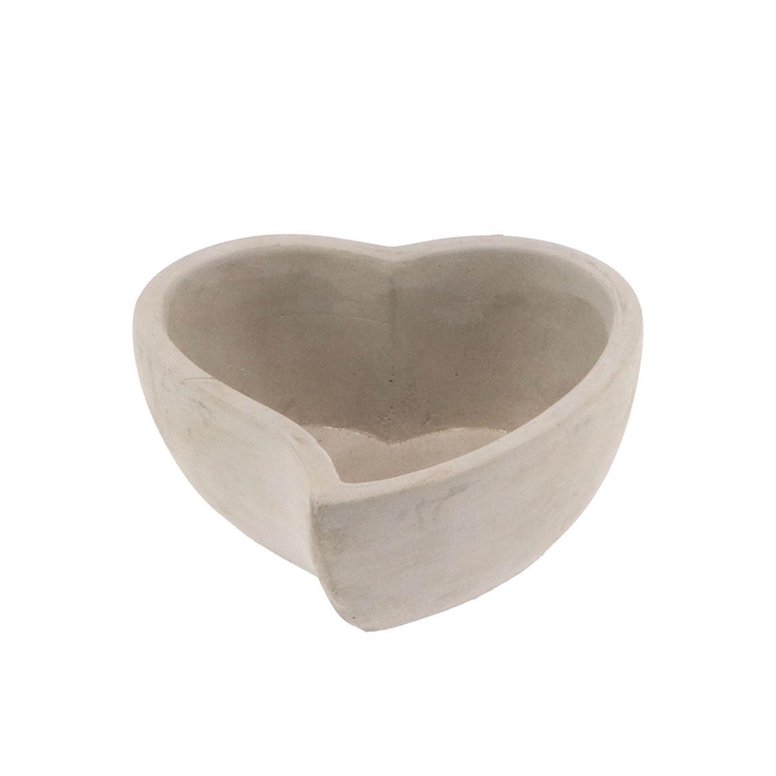 <h4>Concrete Bowl Heart 14x6cm</h4>