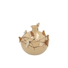 Bird Vase Globe Sand 14x14x14cm Nm