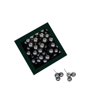 Kerstbal Bal/draad 25mm combi x144