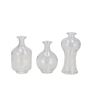 Taylor Clear Vase Ass 8x12cm