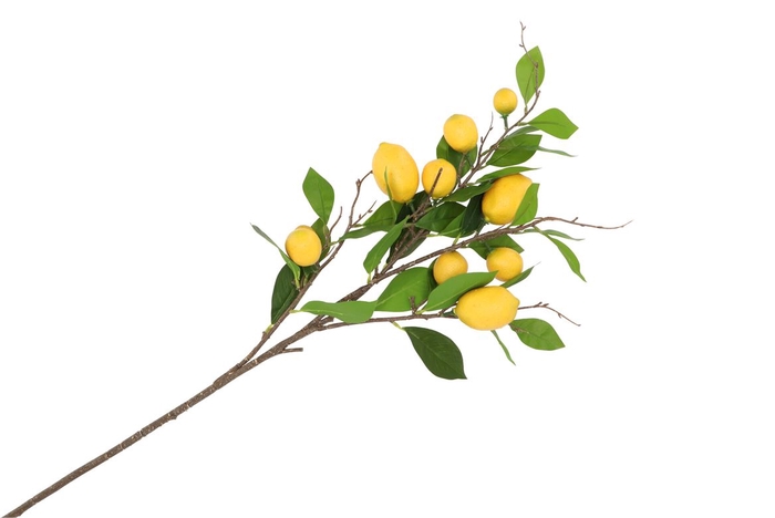 <h4>Silk Lemon Branch Yellow 90cm</h4>
