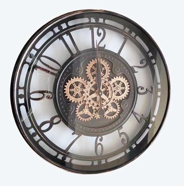 <h4>Clock Gear Open Ø70cm Black/Go</h4>