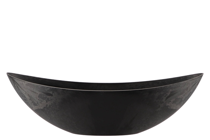 Melamine Grey Boat Oval 66x17x21cm