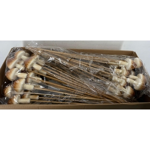 Stick Mushroom  9cm Brown