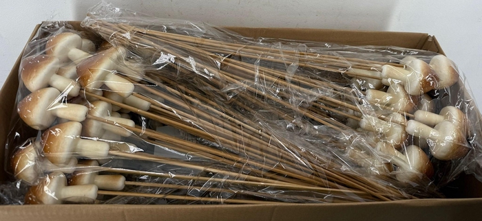 <h4>Stick Mushroom  9cm Brown</h4>