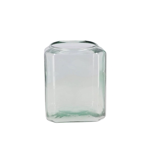 Glass Square Vase Jelle 13.5x17cm