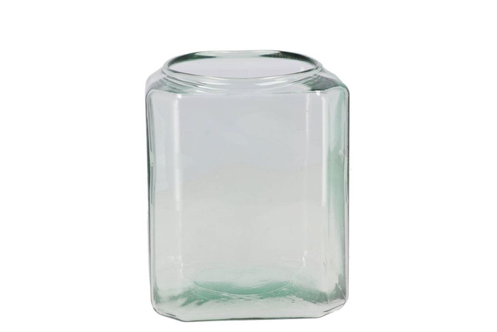 <h4>Glass Square Vase Jelle 13.5x17cm</h4>