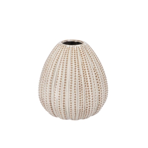 Pearl Grey Vase 18x18x18cm Nm