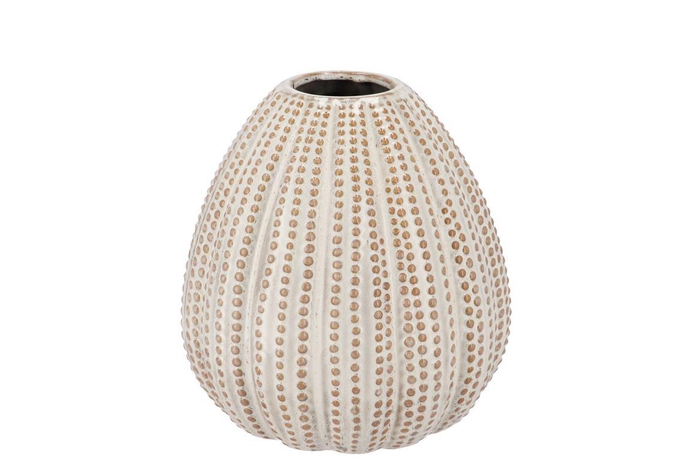 <h4>Pearl Grey Vase 18x18x18cm Nm</h4>