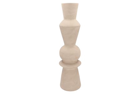 <h4>Lisboa Sand Vase Curves 20x20x72cm</h4>