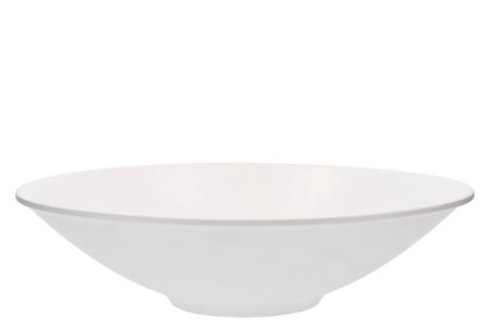 <h4>Ceramic Bowl White Mat Flat 40x11cm</h4>