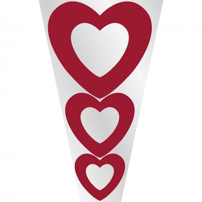 Mothersday sleeve heart 60 35 12cm x50