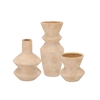 Lisboa Cream Vase Bubble S/3 11x11/11x16/10x24