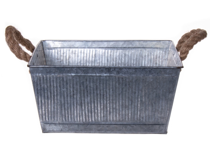 DF04-664382600 - Planter Jari Lines 23x23x11 zinc