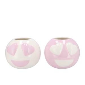 Smiley Lovely Dreamy Lila Mix Vase Ass 21x21x18cm Nm