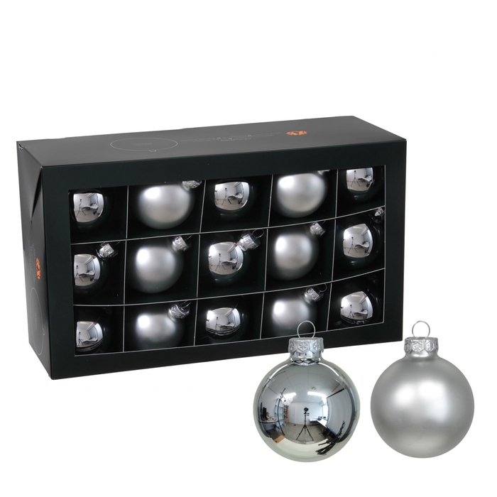 Christmas bauble Ball  60mm combi x30