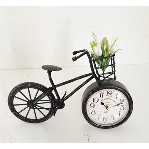 Clock Bicycle 30x20cm Black 86