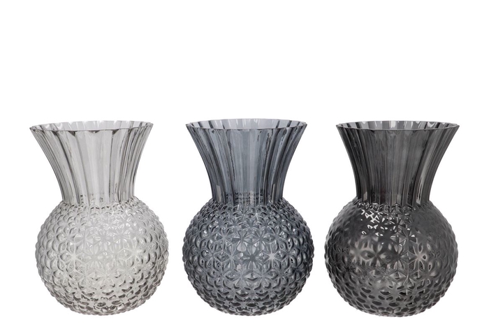 <h4>Senna Dutch Grey Mix Vase Ass 20x27cm</h4>