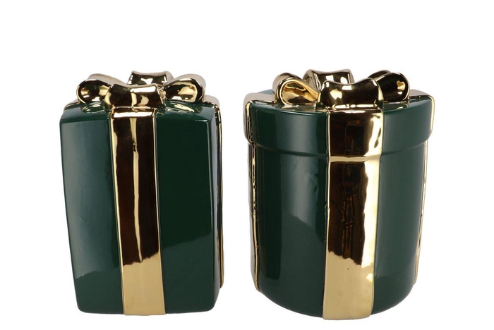 <h4>Joy Majestic Dark Green Vase Present 20x30cm</h4>