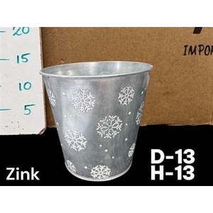 Zinken Pot Xmass Decor H13 D13