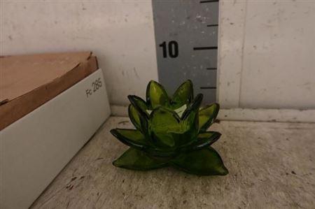 <h4>Glazen Theelichthouder Bloem Artisjok</h4>