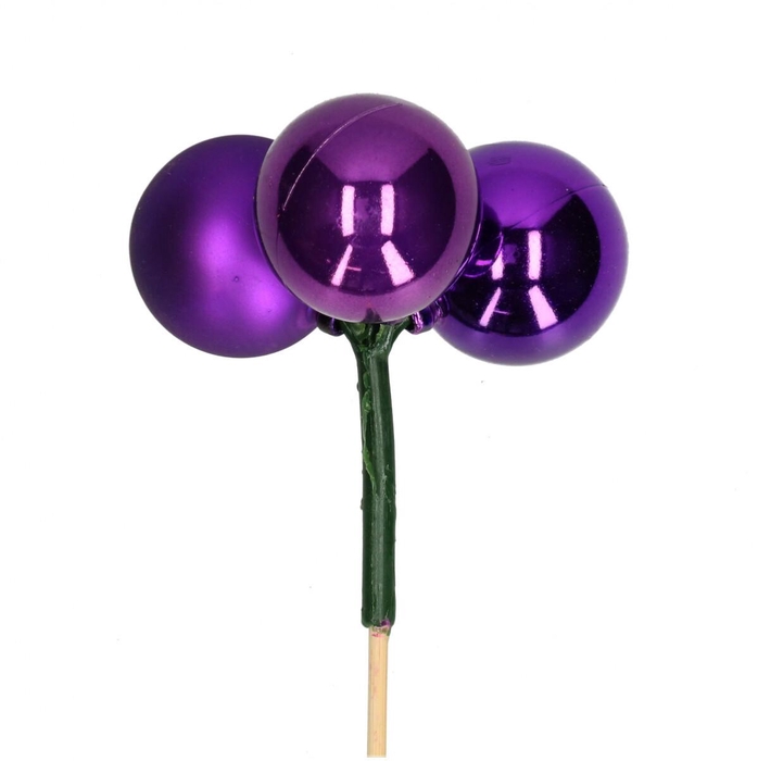 <h4>Christmas sticks 50cm Christm.baub.trio 4cm mix</h4>