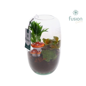 Green Bottle Isabella Medium Herfst met arrangement