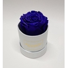 Box rd 8cm glitter wit-blauw