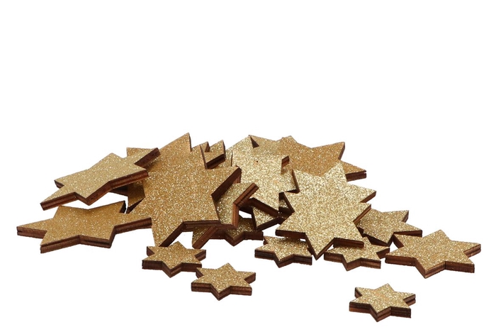 <h4>Nature Star Bark Gold Glitter P/24</h4>