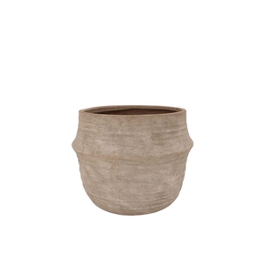 Lisboa Brown Pot Edge 16x16x15cm