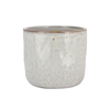 Iron Stone White Glazed Pot 21x19cm