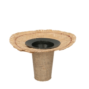 Bouquetholder Jute bamboo d20*12cm