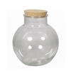 Glass Terrarium Ball vase+cork d13/25*26.5cm