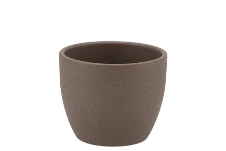 <h4>Ceramic Brown Pot 7cm Nm</h4>