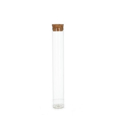 Glass tube+cork d03 20cm