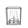 Glass rack+2bottle d03/5 16cm