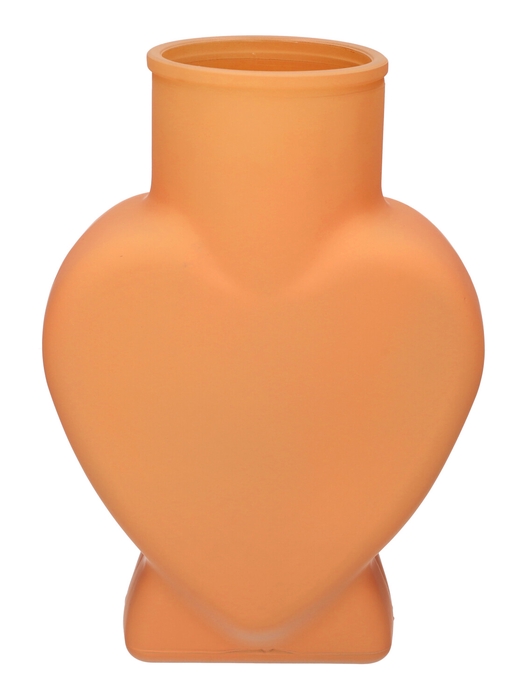 <h4>DF02-660235800 - Vase Lovely 15.5x8x22 peach matt</h4>