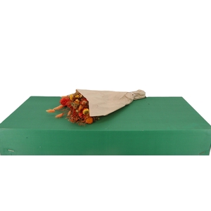 DRIED BOUQUET ORANGE 50CM BOX