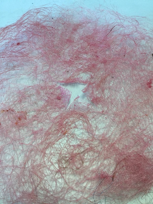 RONDEL SISAL ROZE 43CM