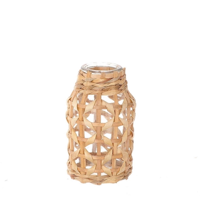 <h4>Glas Fles Wadai d09.5*16cm</h4>