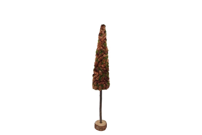 <h4>Festive Nature Tree Pine Cone Foot 15x80cm</h4>
