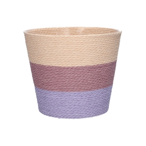 DF06-720226047 - Basket Riley1 Trio d13.3xh11 salmon/lilac/lavender