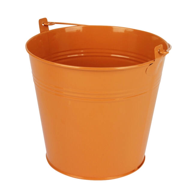 <h4>Bucket Sevilla zinc 17.8xH15.8cm ES17 orange</h4>