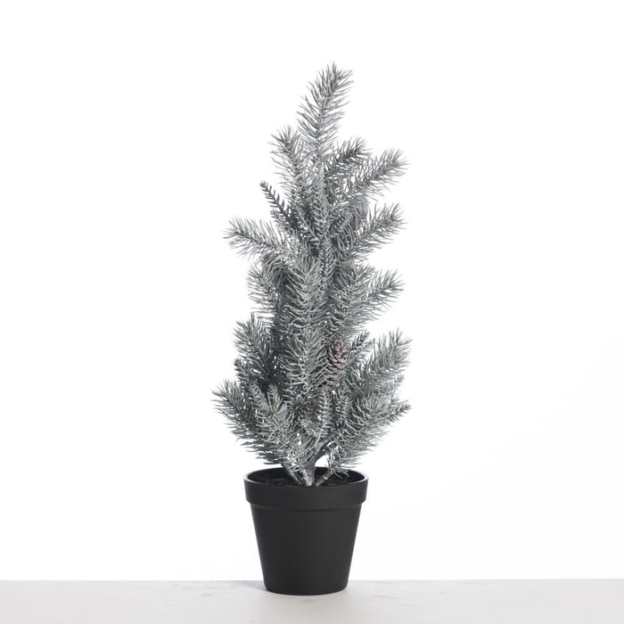 <h4>AF Pine tree w/cone in pot L46</h4>