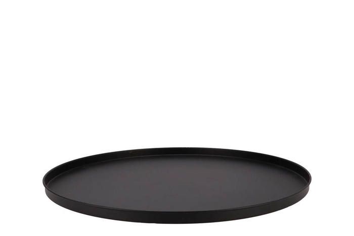 <h4>Coaster Wild Black Tray Metal 46x2cm</h4>
